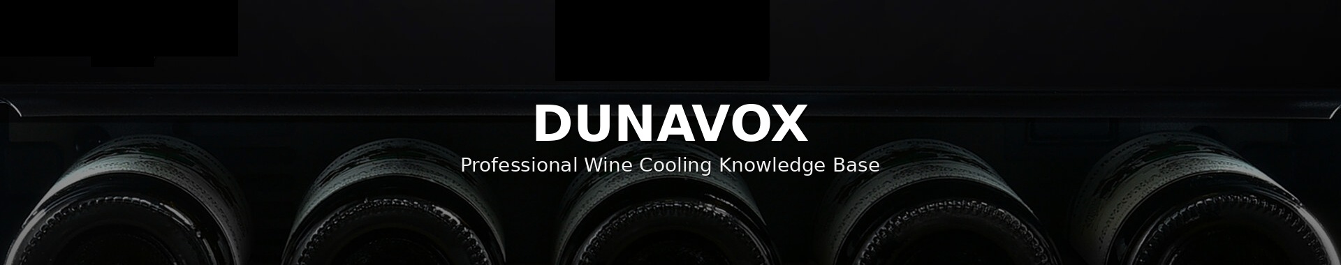 Dunavox professional wine cooling solutions — built-in in column and fully integrated wine coolers